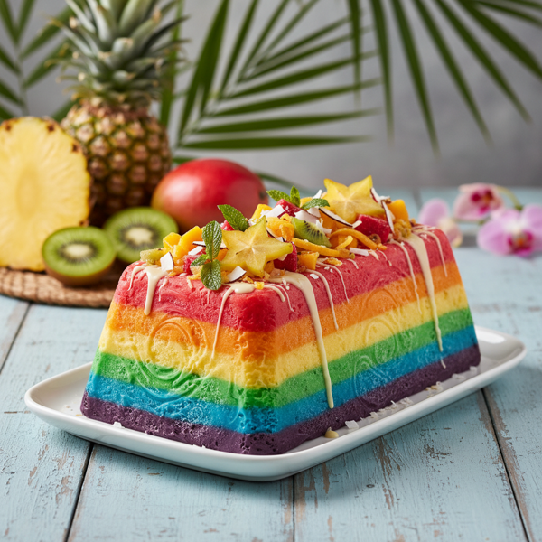 Tropical Rainbow Semifreddo recipe