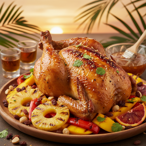 Tropical Rum-Infused Chicken Delight recipe