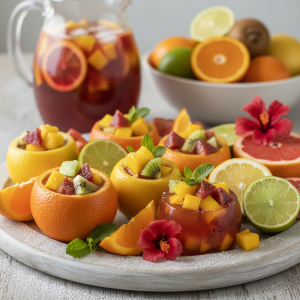 Tropical Sangria Citrus Jello Shots recipe