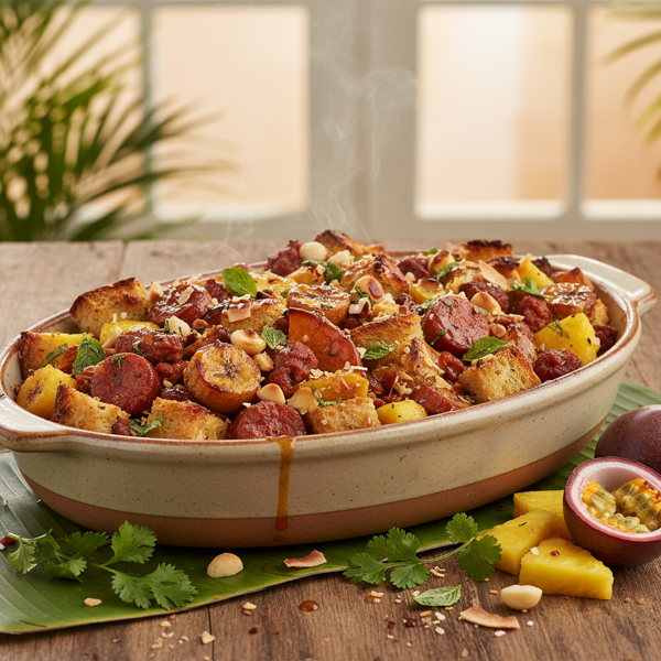 Tropical Sausage Herb Stuffing recipe