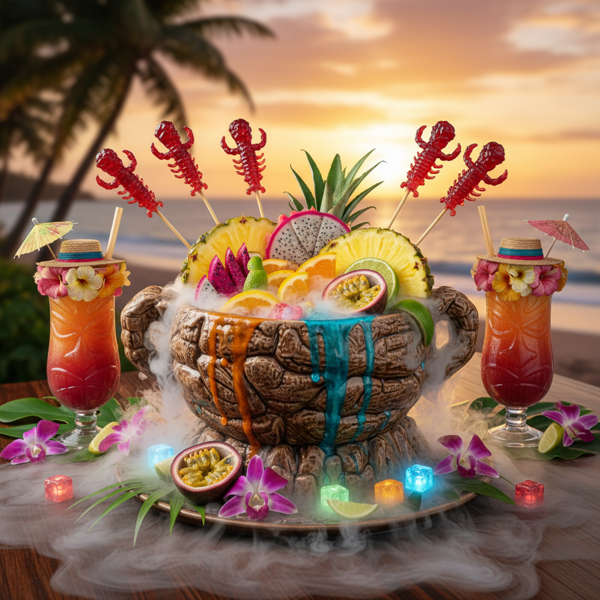 Tropical Scorpion Bowl Delight recipe