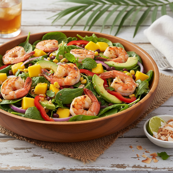 Tropical Shrimp Fiesta Salad recipe