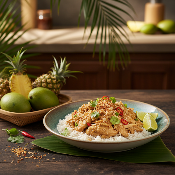 Tropical Slow-Cooked Coconut Chicken recipe