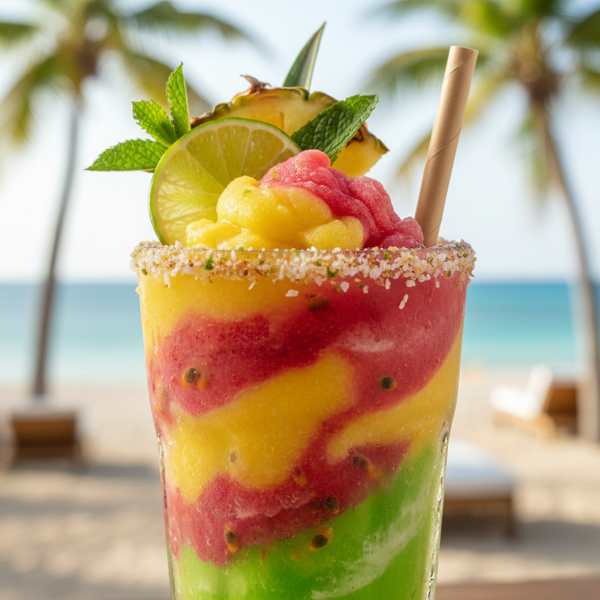 Tropical Sorbet Margarita Slush recipe