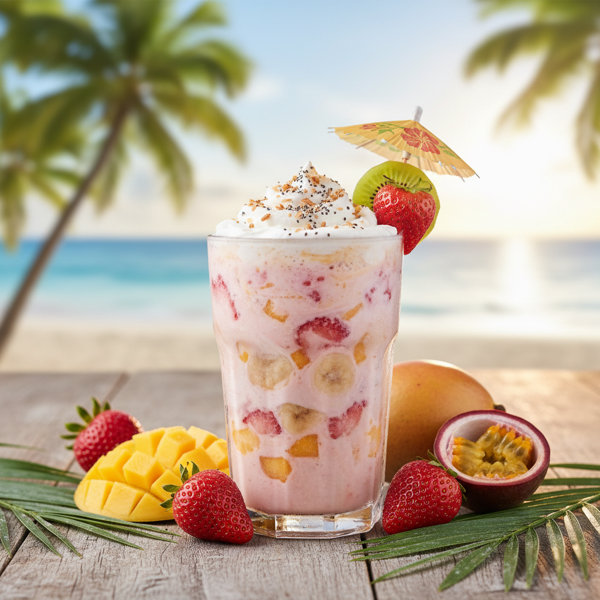 Tropical Strawberry Bliss Smoothie recipe
