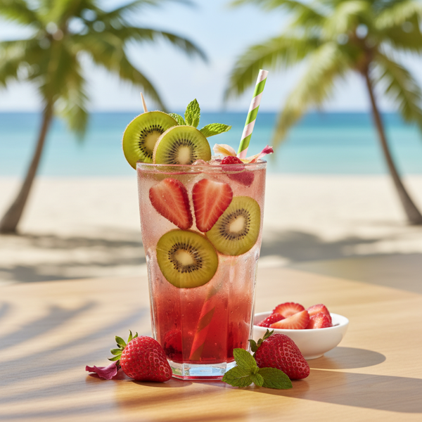 Tropical Strawberry Kiwi Refresher recipe