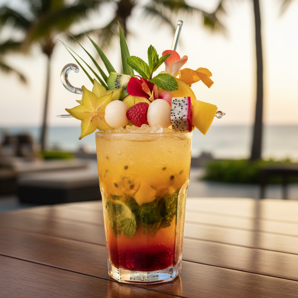 Tropical Sunburst Mojito recipe