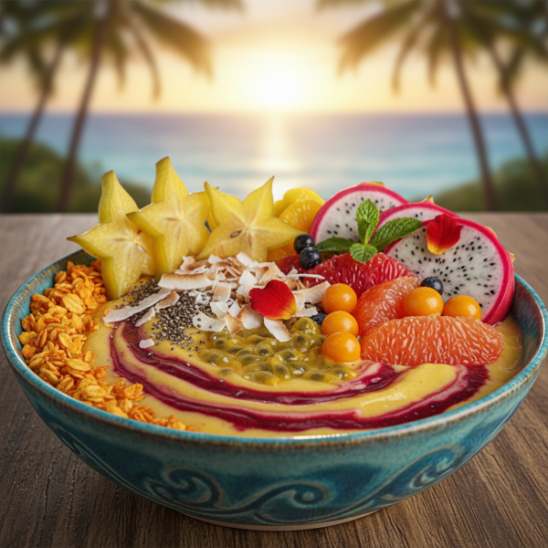 Tropical Sunrise Breakfast Bowl recipe