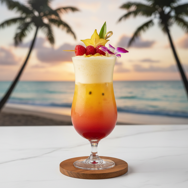 Tropical Sunrise Mocktail recipe