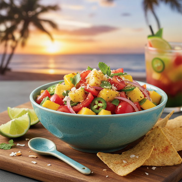Tropical Sunrise Tomato Salsa recipe