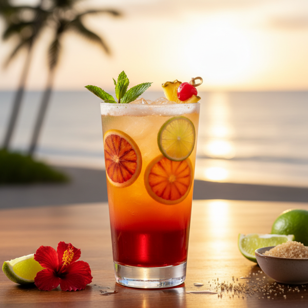 Tropical Sunset Spritzer recipe