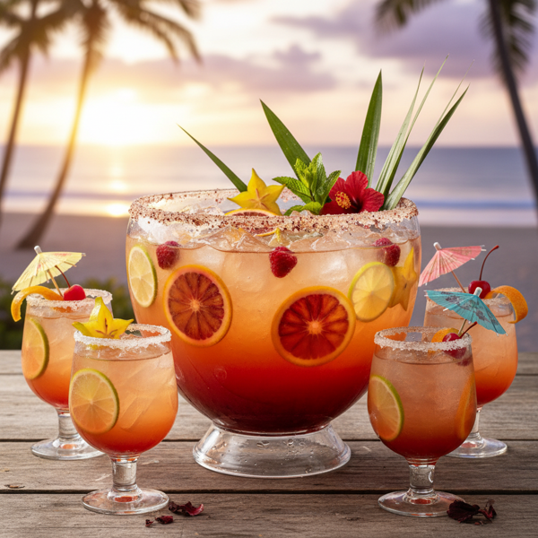 Tropical Sunset Tequila Punch recipe