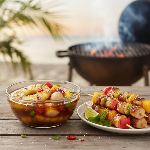 Tropical Teriyaki Kabob Marinade recipe