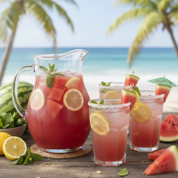 Tropical Watermelon Lemonade Bliss recipe