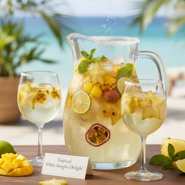 Tropical White Sangria Delight recipe