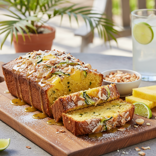 Tropical Zucchini Pineapple Loaf recipe