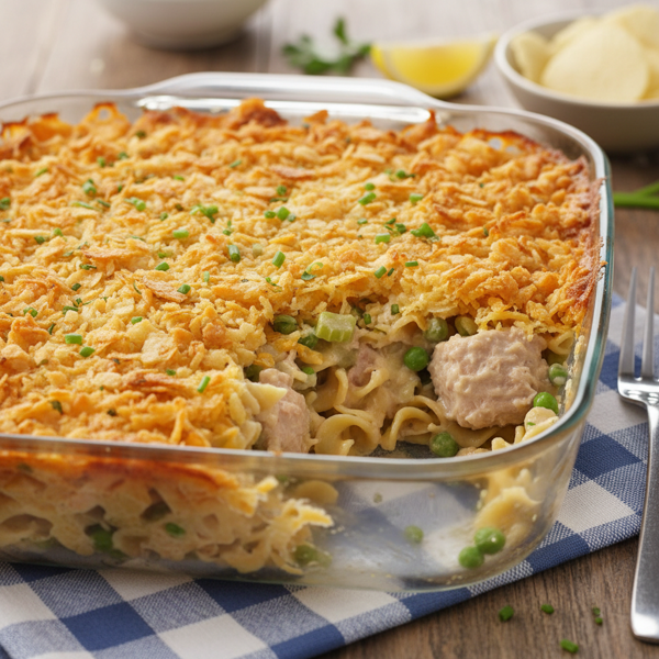Tuna and Chip Casserole Delight recipe