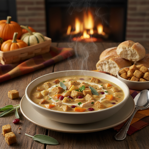 Turkey & Stuffing Harvest Soup recipe