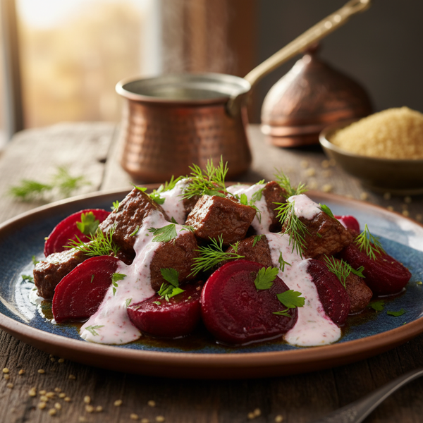 Turkish Beet and Beef Delight recipe