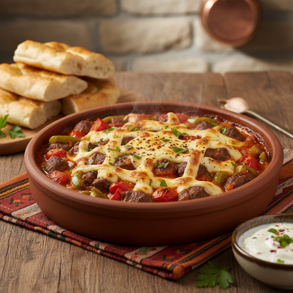 Turkish Style Savory Beef Casserole recipe