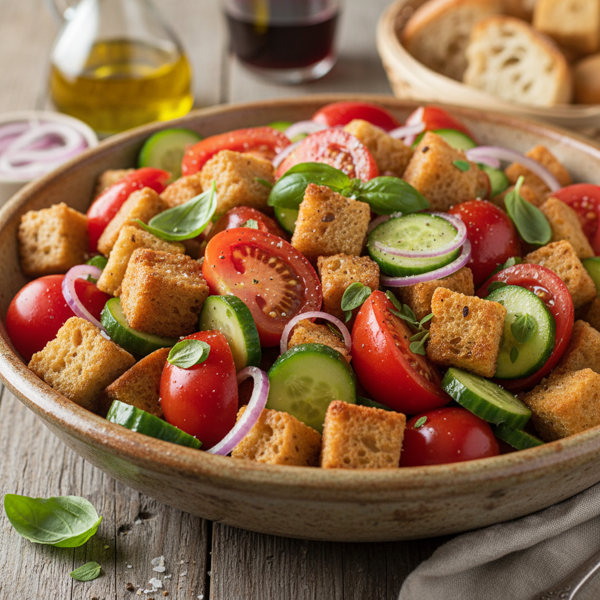 Tuscan Bread Salad (Panzanella) recipe