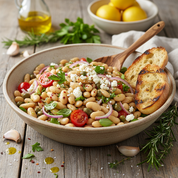Tuscan Marinated White Bean Salad recipe