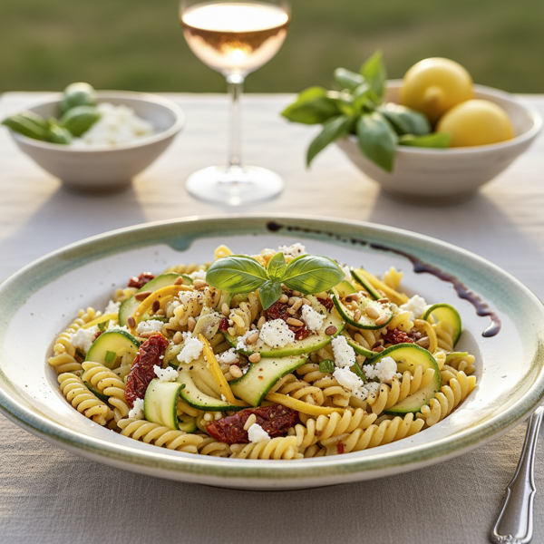 Tuscan Summer Zucchini Pasta Delight recipe