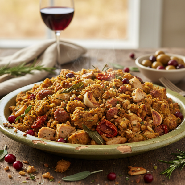 Tuscan Turkey Stuffing Delight recipe