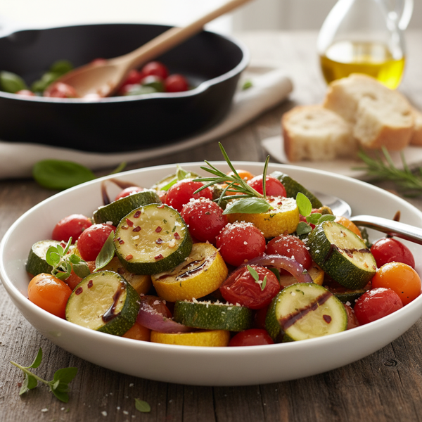 Tuscan Zucchini and Tomato Medley recipe