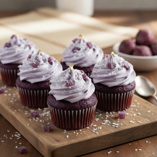 Ube Delight Cupcakes recipe