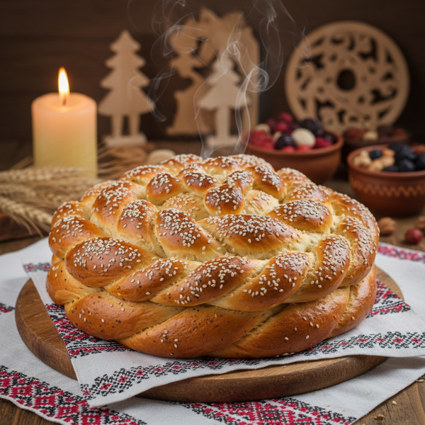 Ukrainian Festive Kolach recipe