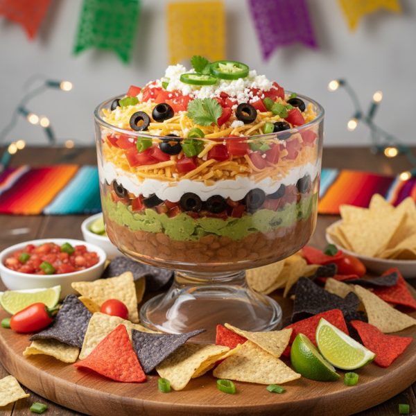 Ultimate 7 Layer Mexican Fiesta Dip recipe