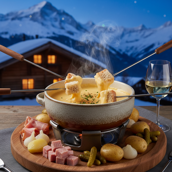 Ultimate Alpine Cheese Fondue recipe
