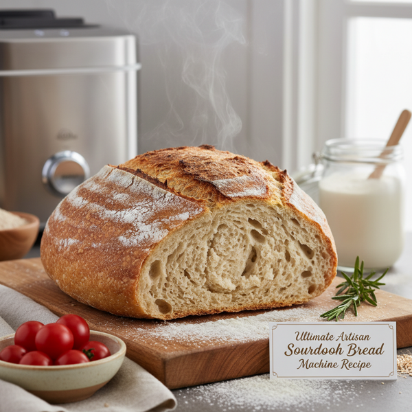 Ultimate Artisan Sourdough Bread Machine Recipe recipe