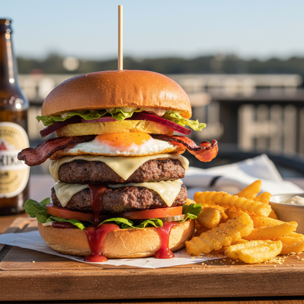 Ultimate Aussie Burger Stack recipe