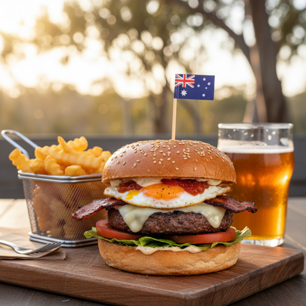 Ultimate Aussie Cheeseburger recipe