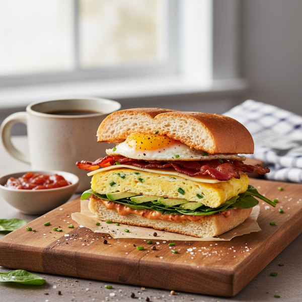 Ultimate BAE Breakfast Sandwich recipe