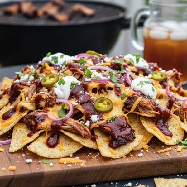 Ultimate BBQ Pork Nachos recipe
