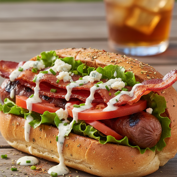 Ultimate BLT Ranch Hot Dog recipe