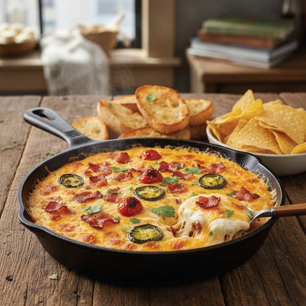 Ultimate Bacon Jalapeño Cheesy Dip recipe