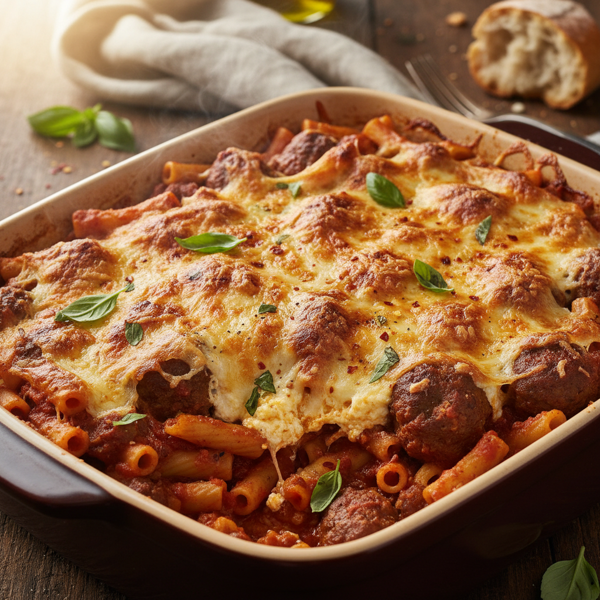 Ultimate Baked Ziti with Sunday Gravy recipe