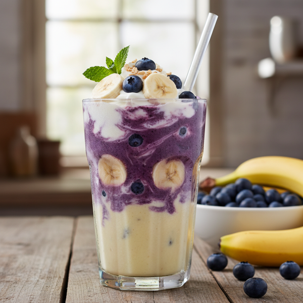 Ultimate Banana Blueberry Delight Smoothie recipe