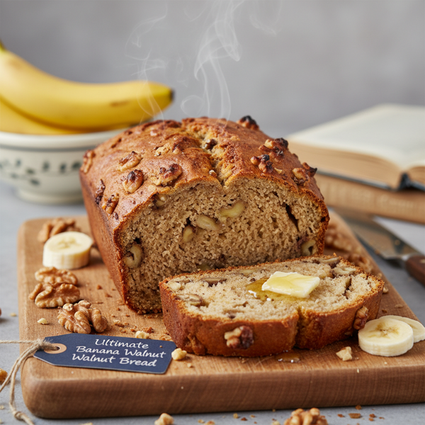Ultimate Banana Walnut Bread recipe