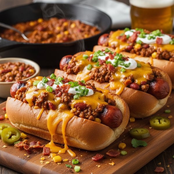 Ultimate Bandito Chili Cheese Dogs recipe