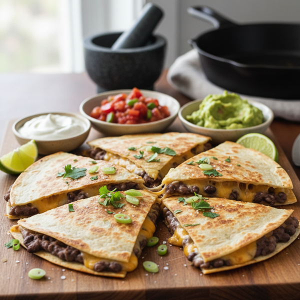 Ultimate Bean and Cheese Quesadilla recipe