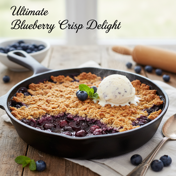 Ultimate Blueberry Crisp Delight recipe