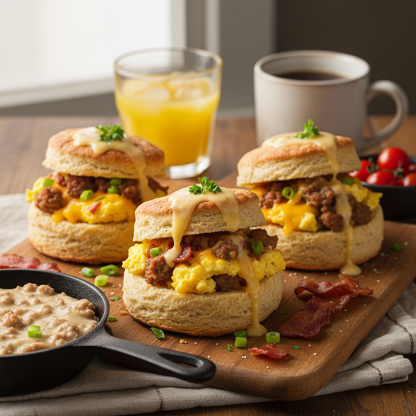 Ultimate Breakfast Biscuit Bowls recipe