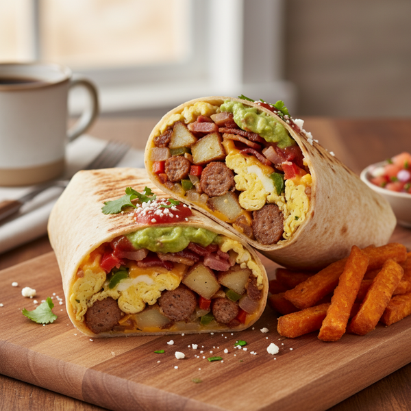 Ultimate Breakfast Burrito Delight recipe