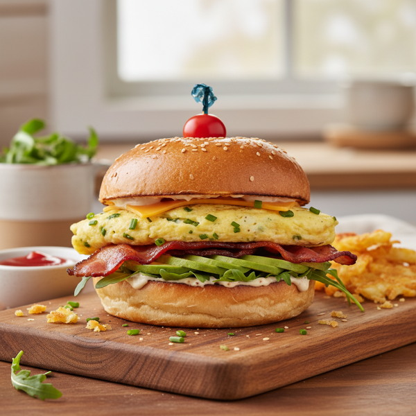 Ultimate Breakfast Delight Sandwich recipe