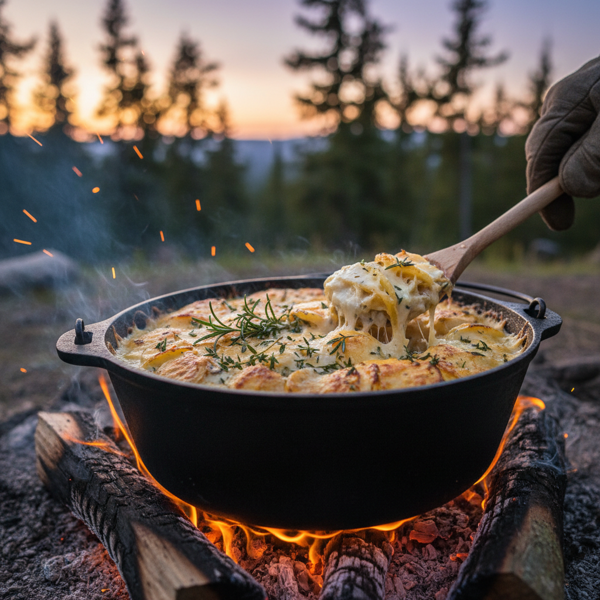 Ultimate Campfire Scalloped Potatoes recipe